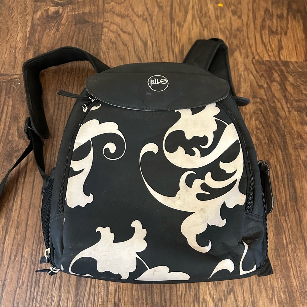 Black And Cream Padded Camera Bag